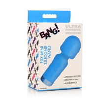Load image into Gallery viewer, Bang 10X Mini Silicone Wand (Blue)