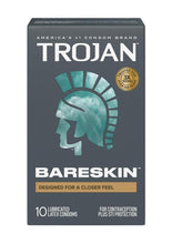 Load image into Gallery viewer, Trojan Bareskin Premium Lubricated Latex Condoms