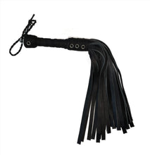 Load image into Gallery viewer, Bare Leatherworks - Midsize Cow Flogger (Black)