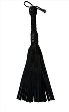Load image into Gallery viewer, Bare Leatherworks - Midsize Cow Flogger (Black)
