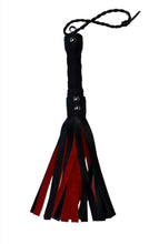 Load image into Gallery viewer, Bare Leatherworks - Handy Cow Flogger (Black/Red)