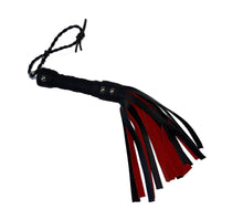 Load image into Gallery viewer, Bare Leatherworks - Handy Cow Flogger (Black/Red)