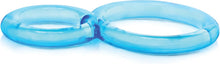 Load image into Gallery viewer, Ofinity Super Stretchy Double Silicone Cock Ring (Blue)