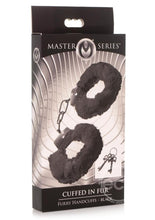 Load image into Gallery viewer, Cuffed in Fur Furry Handcuffs (Black)