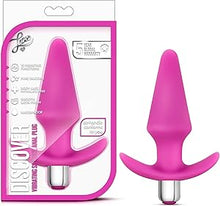 Load image into Gallery viewer, Luxe Discover Vibrating Plug - 5 Inch (Pink)