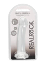 Load image into Gallery viewer, RealRock Crystal Clear Non Realistic Dildo with Suction Cup 6.7in