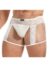 Load image into Gallery viewer, Lace King Men's Lace and Mesh Garter Panty
