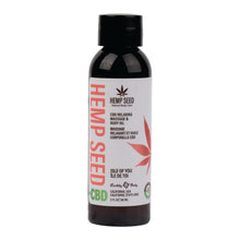 Load image into Gallery viewer, Hemp Seed CBD Relaxing Massage And Body Oil Isle Of You - 2oz