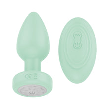 Load image into Gallery viewer, Vibrating Plug W/ Remote Green