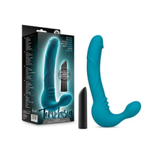 Load image into Gallery viewer, Temptasia Luna Strapless Silicone Dildo (Teal)