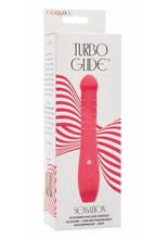 Load image into Gallery viewer, Turbo Glide Sensation Rechargeable Silicone Massager - Pink
