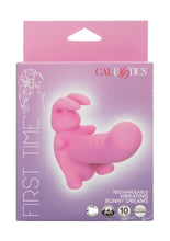Load image into Gallery viewer, First Time Rechargeable Vibrating Bunny Dreams Rechargeable Silicone Vibrator with Clitoral Stimulator