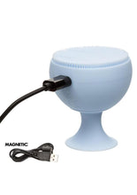 Load image into Gallery viewer, Posh Touch Me Rechargeable Silicone Vibrator - Blue
