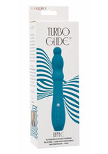 Load image into Gallery viewer, Turbo Glide Ripple Rechargeable Silicone Massager - Blue