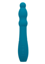 Load image into Gallery viewer, Turbo Glide Ripple Rechargeable Silicone Massager - Blue