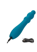 Load image into Gallery viewer, Turbo Glide Ripple Rechargeable Silicone Massager - Blue
