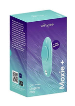 Load image into Gallery viewer, We-Vibe Moxie+ Wearable Rechargeable Silicone Panty Vibe Clitoral Stimulator with Remote Control - Aqua