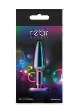 Load image into Gallery viewer, Rear Assets Chrome Tapered Anal Plug - Multicolor