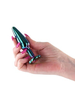 Load image into Gallery viewer, Rear Assets Chrome Tapered Anal Plug - Multicolor