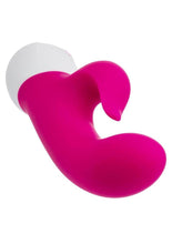Load image into Gallery viewer, Basic Essentials Rechargeable Dual Pleaser Rechargeable Silicone Vibrator - Pink