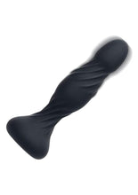 Load image into Gallery viewer, Deep Stud Rechargeable Silicone Reverberating Probe - Black