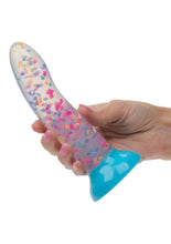 Load image into Gallery viewer, Glow Stick Party Silicone Glow-In-The-Dark Dildo with Suction - Blue