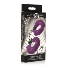 Load image into Gallery viewer, Cuffed In Fur Furry Handcuffs (Purple)