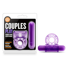 Load image into Gallery viewer, Play With Me Couples Play Vibrating Cockring (Purple)