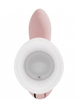 Load image into Gallery viewer, Vive Callalily Silicone Rechargeable Triple Motor G-Spot tap, Vulva, Breast Suction and Tongue Vibrator - Pink