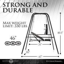 Load image into Gallery viewer, Throne Adjustable Sex Swing with Stand
