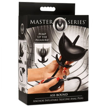 Load image into Gallery viewer, Ass Bound Anchor Inflatable Anal Plug (Black)