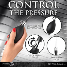 Load image into Gallery viewer, Ass Bound Anchor Inflatable Anal Plug (Black)