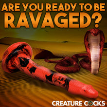 Load image into Gallery viewer, Creature Cocks King Cobra Long Silicone Dildo