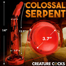 Load image into Gallery viewer, Creature Cocks King Cobra Long Silicone Dildo