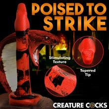 Load image into Gallery viewer, Creature Cocks King Cobra Long Silicone Dildo