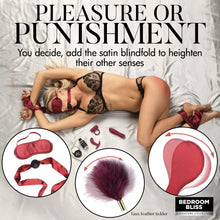 Load image into Gallery viewer, Bedroom Bliss Lover's Bondage Massage Set (Red/Black)
