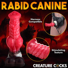 Load image into Gallery viewer, Creature Cocks Cujo Canine Silicone Dildo