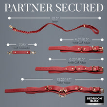 Load image into Gallery viewer, Lover's Restraints Set (Red)