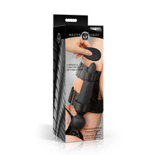 Load image into Gallery viewer, Thunderstick Thigh Strap Vibrating Wand with Harness