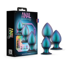Load image into Gallery viewer, Anal Adventures Matrix Metaverse Plug Kit (Dark Millenia)