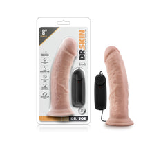Load image into Gallery viewer, Dr Skin, Dr. Joe Vibrating Cock - 8 inch (Beige)