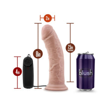 Load image into Gallery viewer, Dr Skin, Dr. Joe Vibrating Cock - 8 inch (Beige)