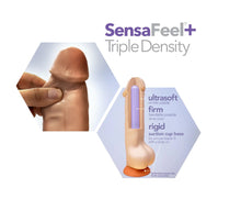 Load image into Gallery viewer, Dr. Skin Plus 7" Posable Dildo With Balls (Mocha)