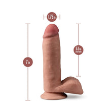 Load image into Gallery viewer, Dr. Skin Plus 7" Posable Dildo With Balls (Mocha)