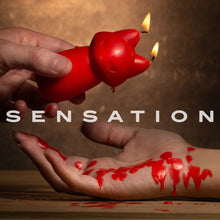 Load image into Gallery viewer, Fox Drip Candle (Red)