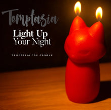 Load image into Gallery viewer, Fox Drip Candle (Red)