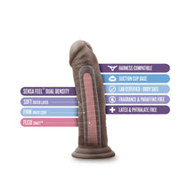 Load image into Gallery viewer, Au Naturel Dildo with Suction - 8 inch (Chocolate)