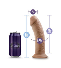Load image into Gallery viewer, Au Naturel Dildo with Suction - 8 inch (Caramel)