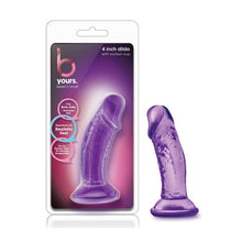 Load image into Gallery viewer, Sweet n Small 4" Dildo with Suction Cup (Purple)