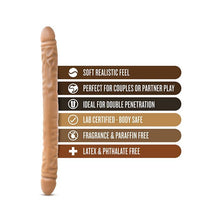 Load image into Gallery viewer, Dr. Skin Double Dildo - 18 inch (Mocha)